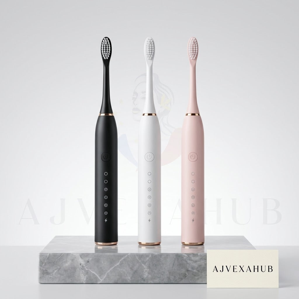 X-3 Sonic Electric Toothbrush | 6 Cleaning Modes, IPX7 Waterproof & 3 Sterile Brush Heads