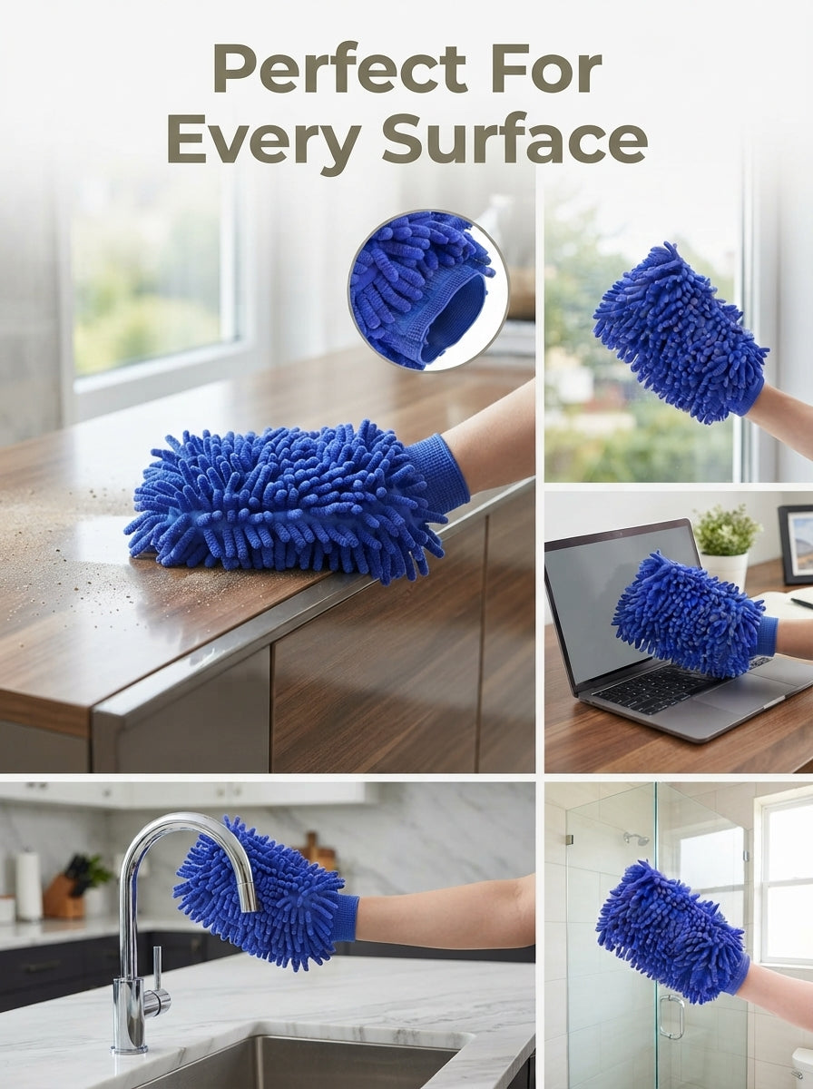 Microfiber Cleaning Gloves