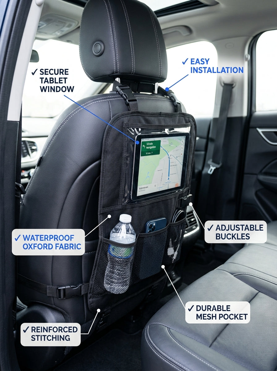Car Back Seat Organizer