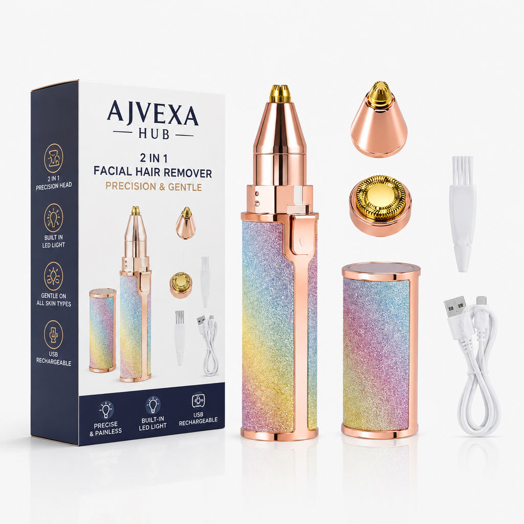 2 in 1 Electric Eyebrow & Facial Hair Remover