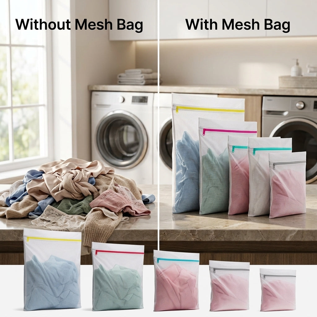 Mesh Laundry Wash Bags Set