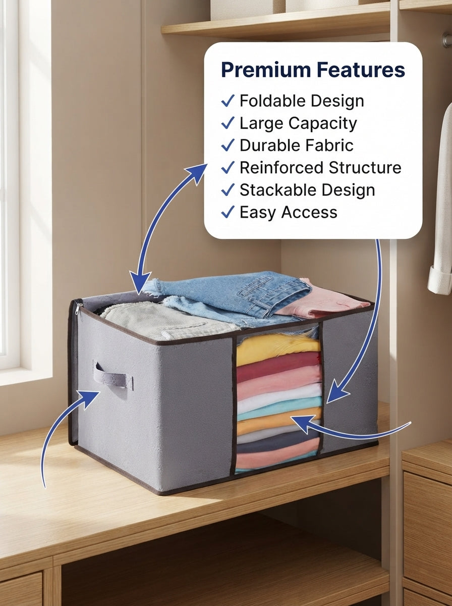 Premium Foldable Clothes Organizer