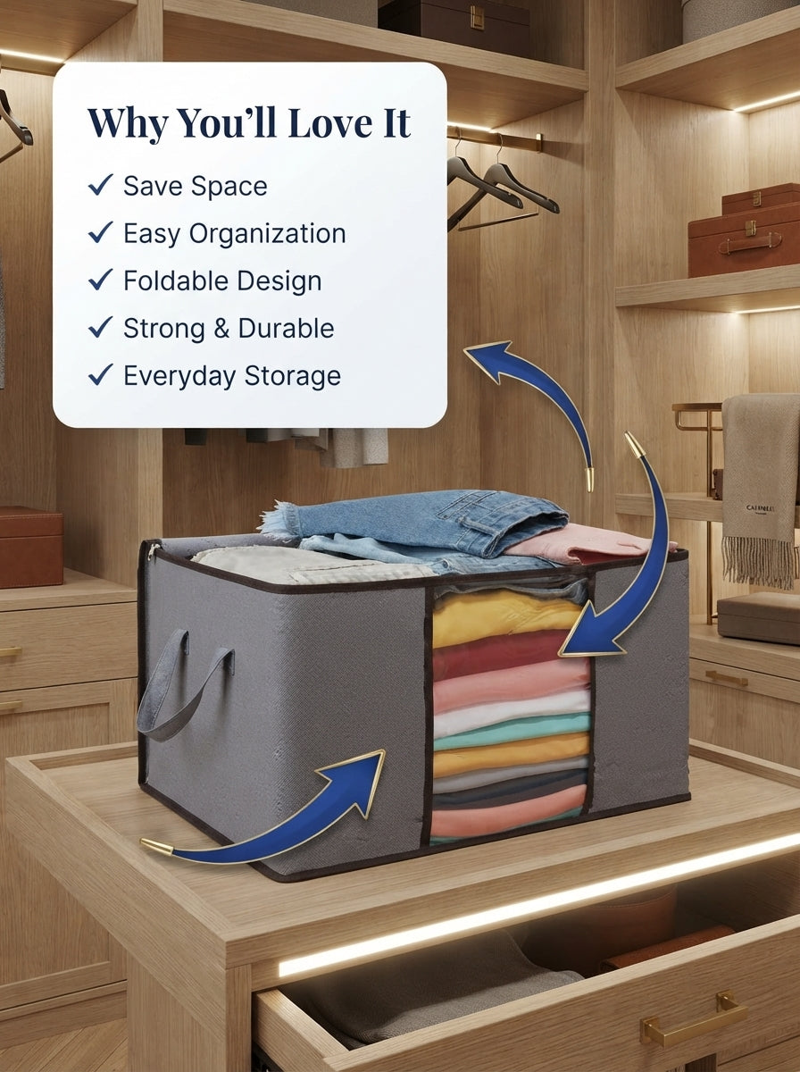 Premium Foldable Clothes Organizer