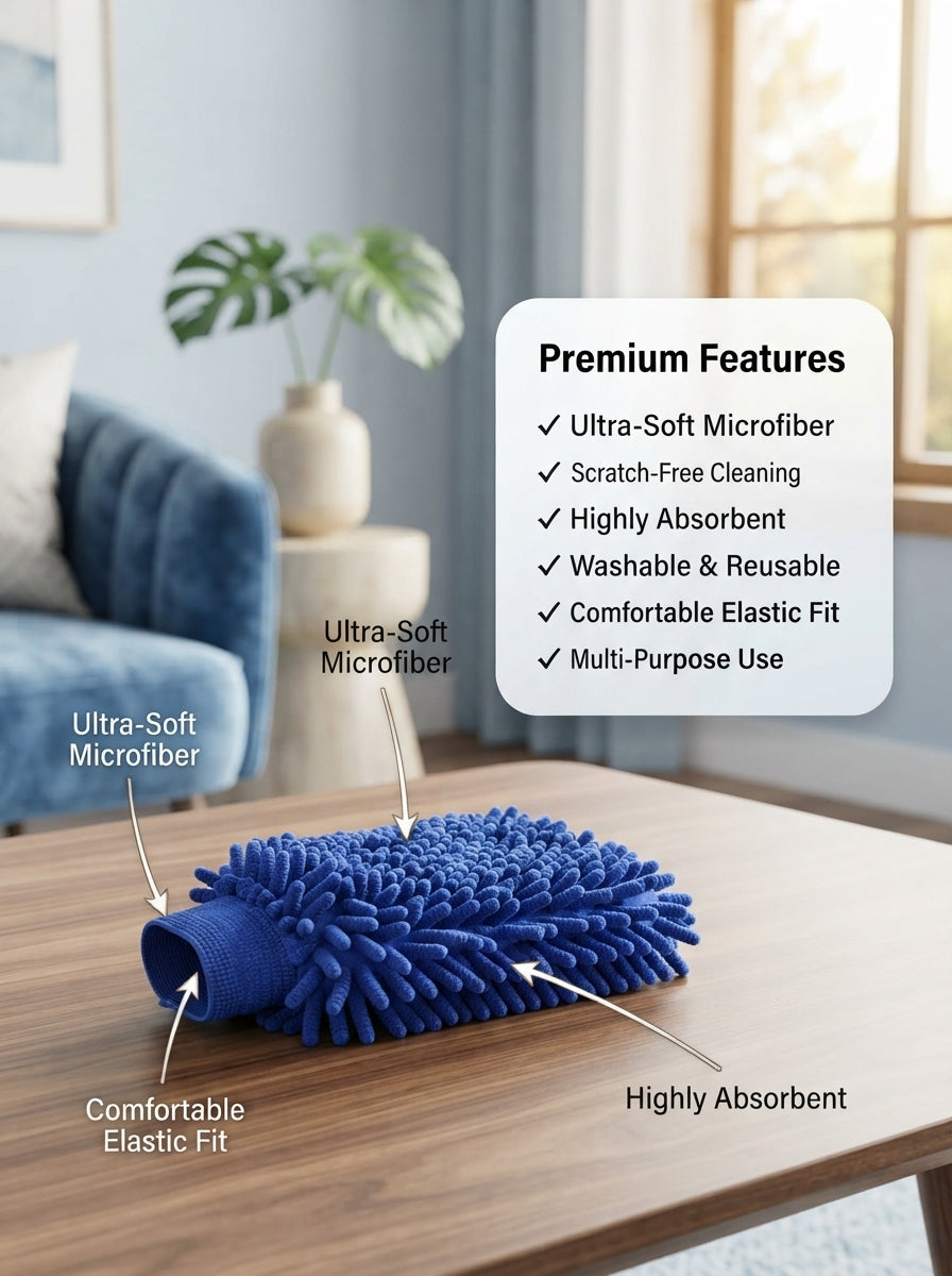 Microfiber Cleaning Gloves