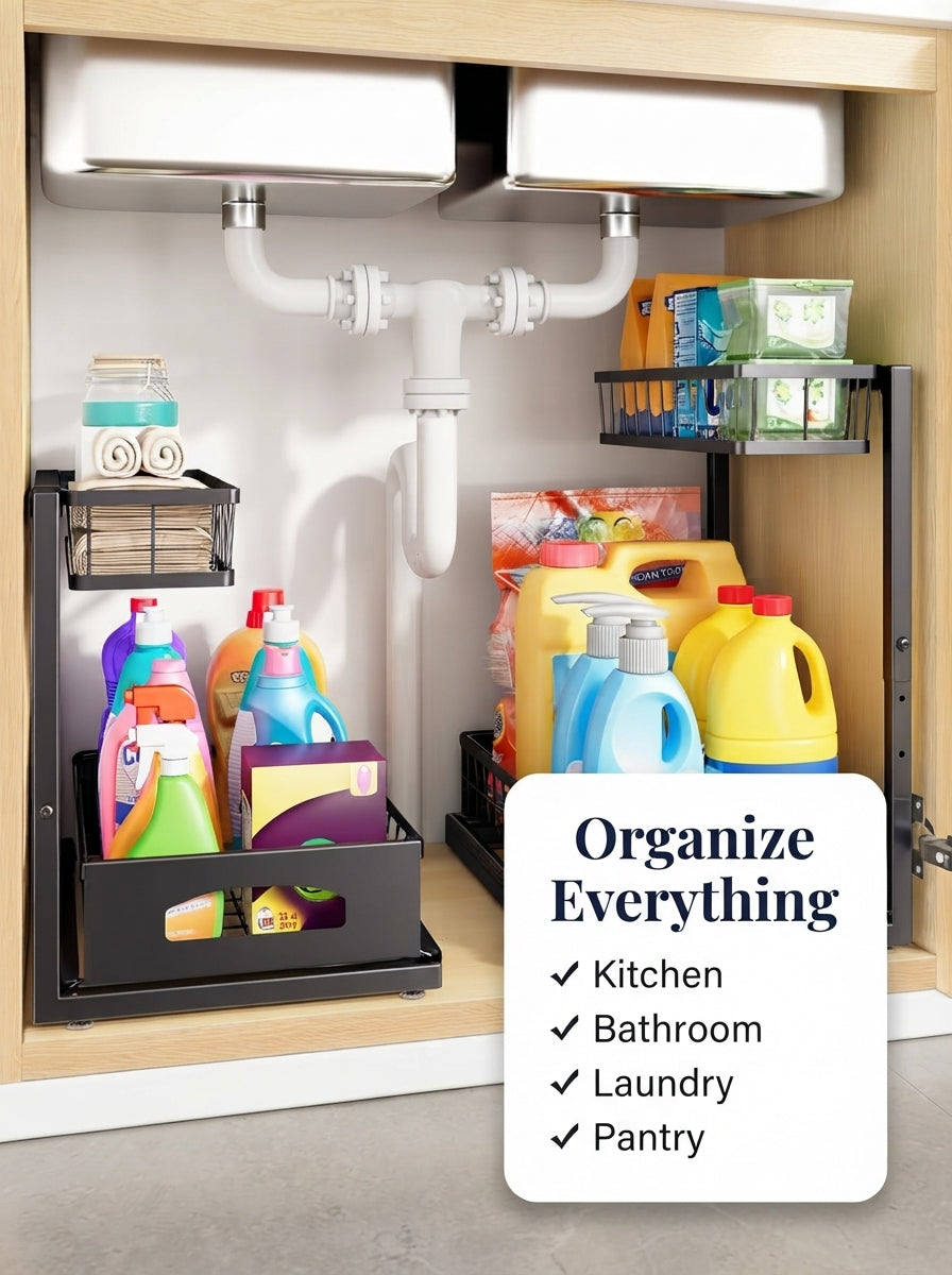 Premium Under Sink Storage Organizer