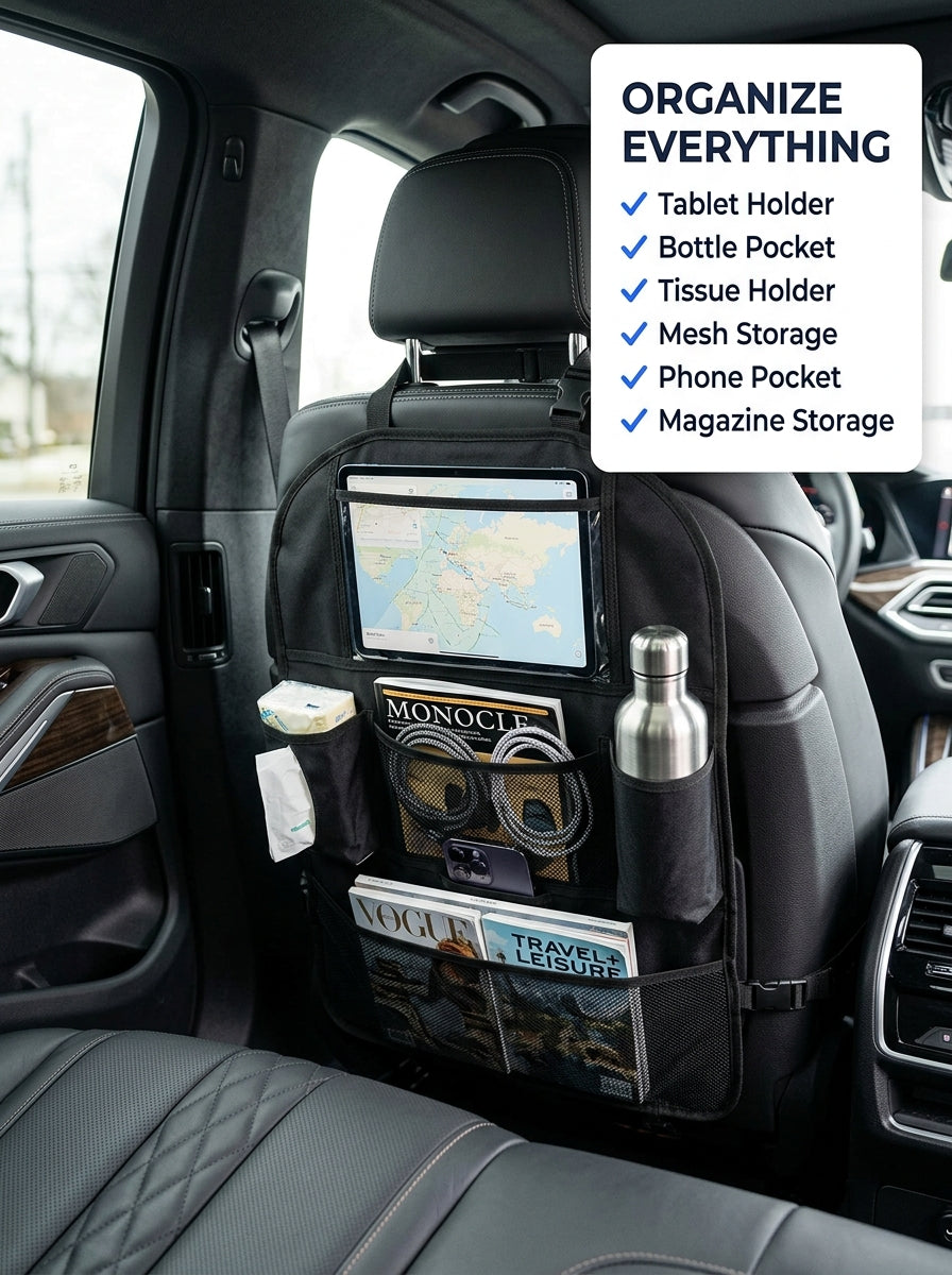 Car Back Seat Organizer