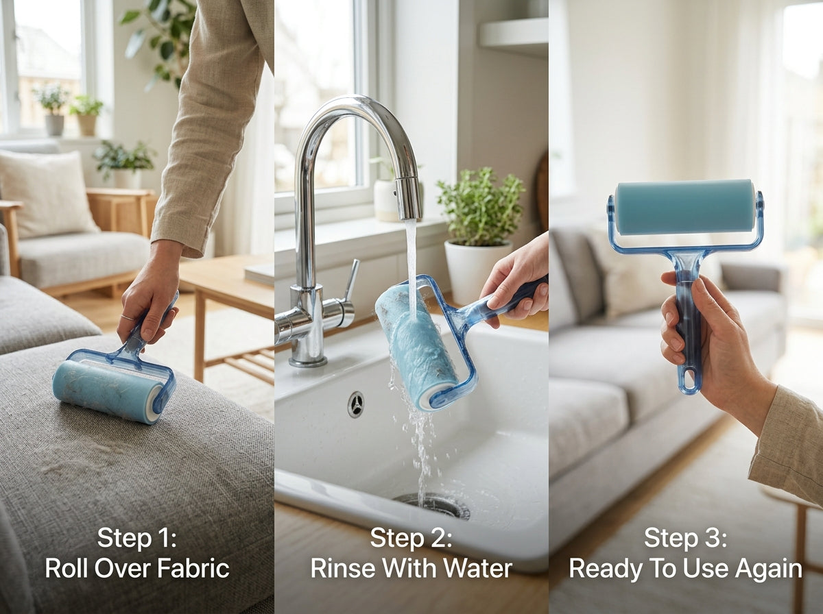 Reusable Washable Lint Rolle
