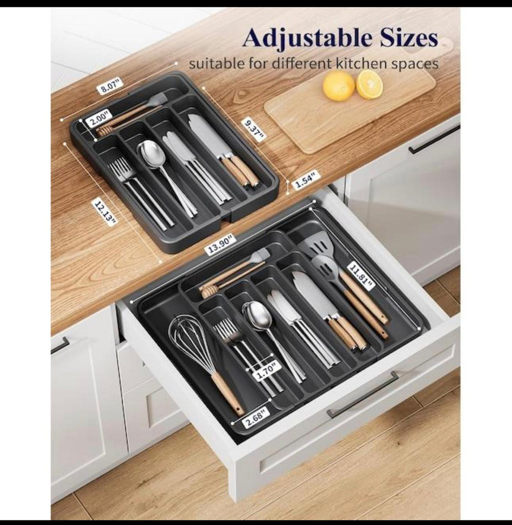 Premium Adjustable Drawer Organizer