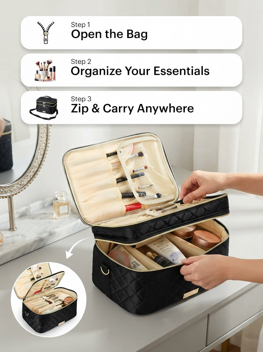Travel Makeup Organizer Bag